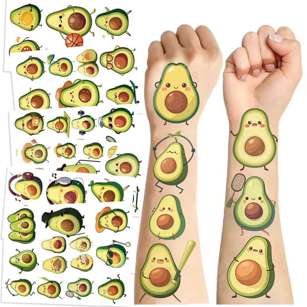 Dinosaur Stickers for Kids – 10 Pack Waterproof Body Art