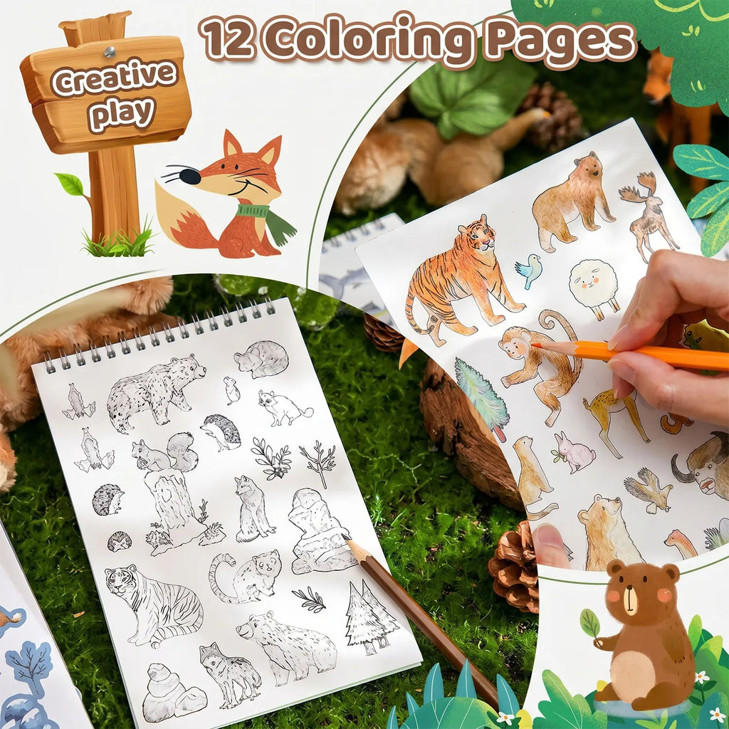 Adventure Sticker Book for Kids