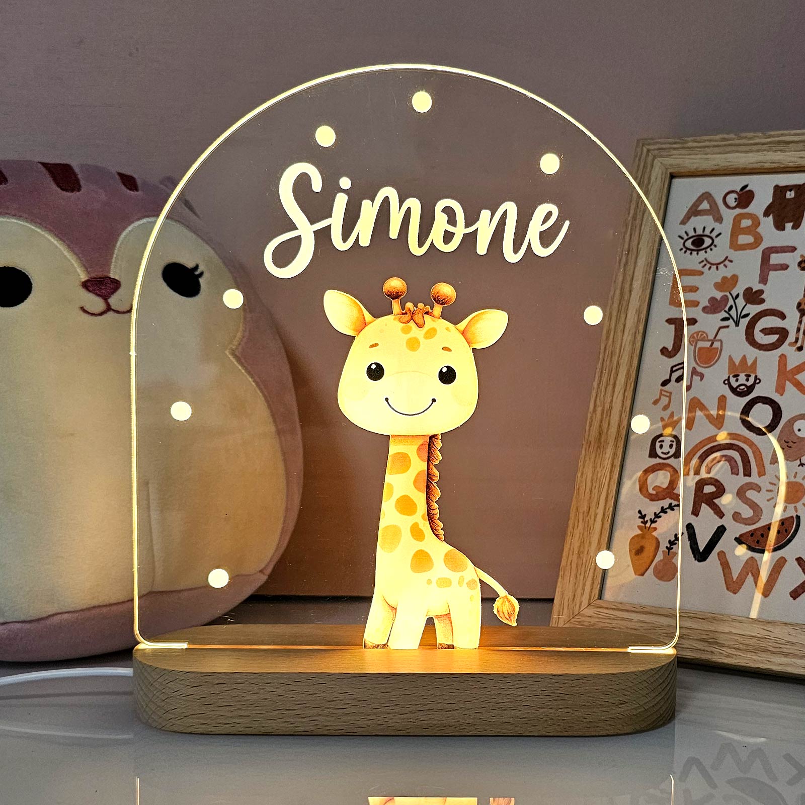 Personalized Cute Animal LED Night Light
