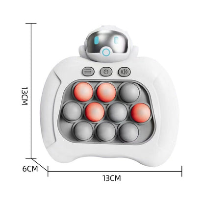 Funny Bubble Puzzle Game Machine Light Up Electronic Gaming Reliever Squeeze Toy Handle Fast Push Bubble toy