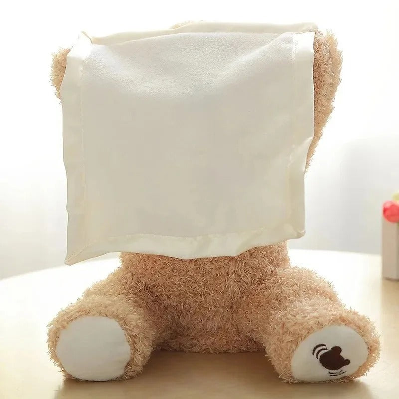 Peekaboo Musical Plush Bear Toy for Babies