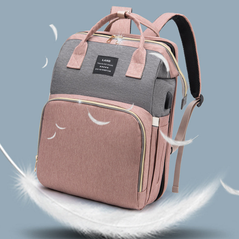 3-in-1 Baby Crib Travel Backpack