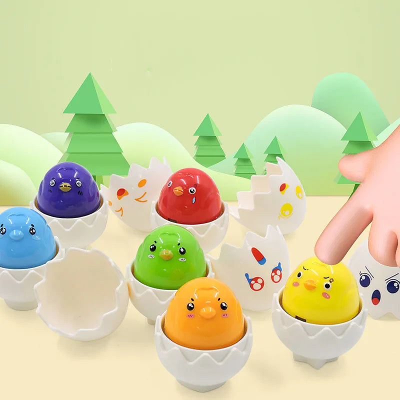 Montessori 3D Egg Sorting Puzzle Game for Kids