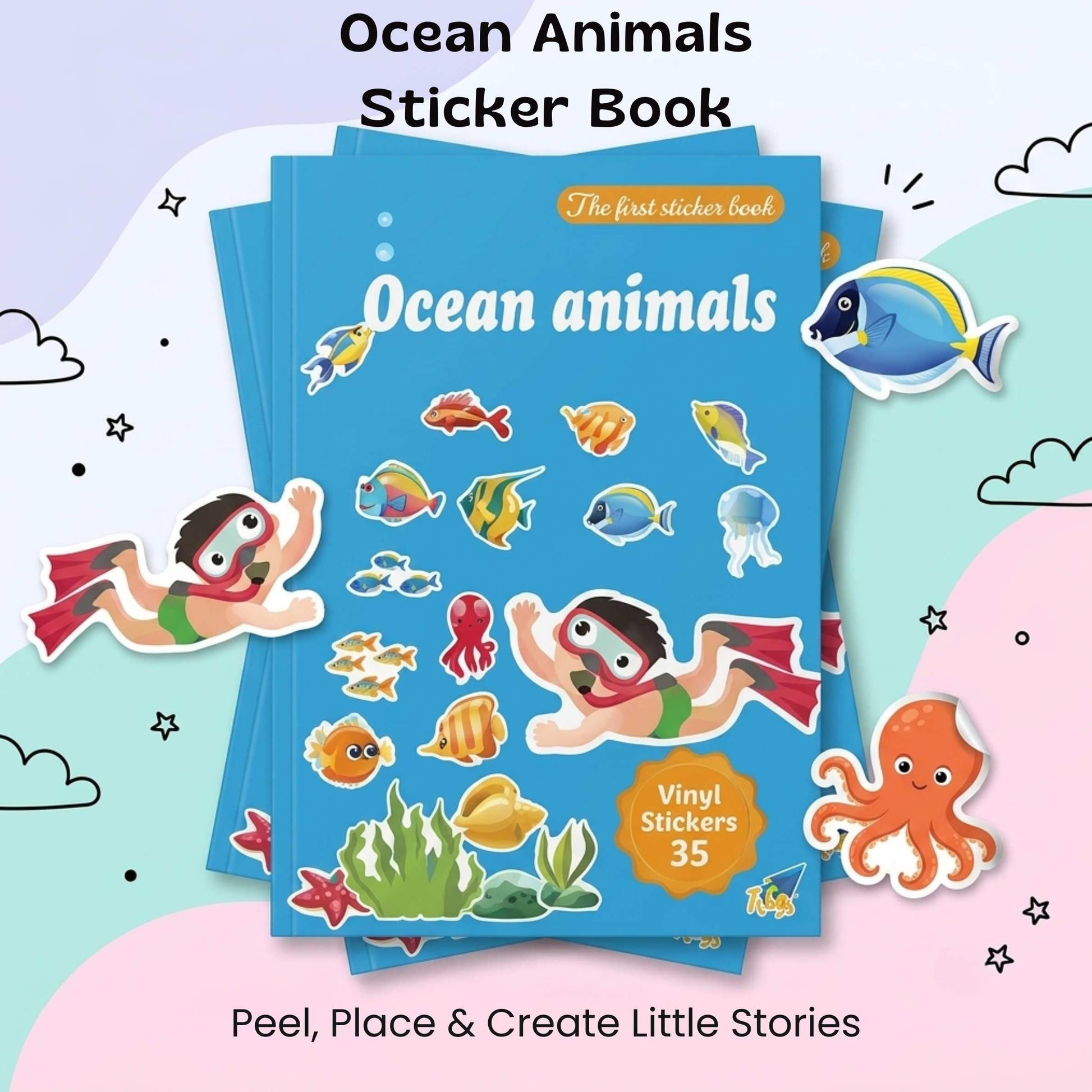 Reusable MiniScene Sticker Book
