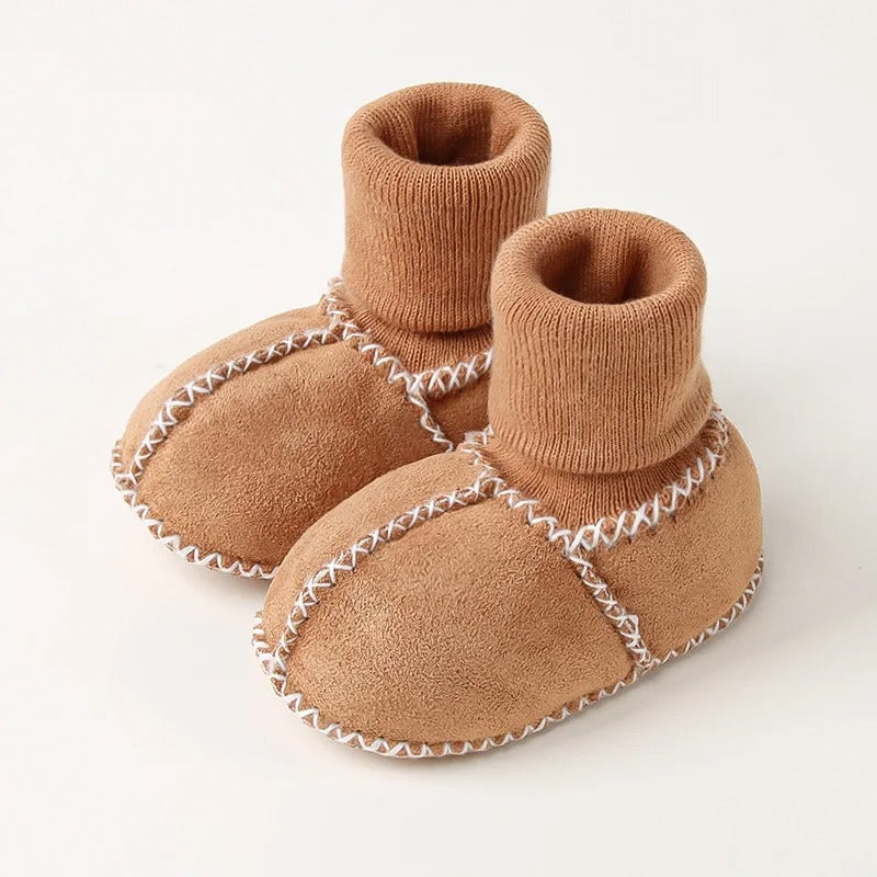 Cozy Knit Baby Booties