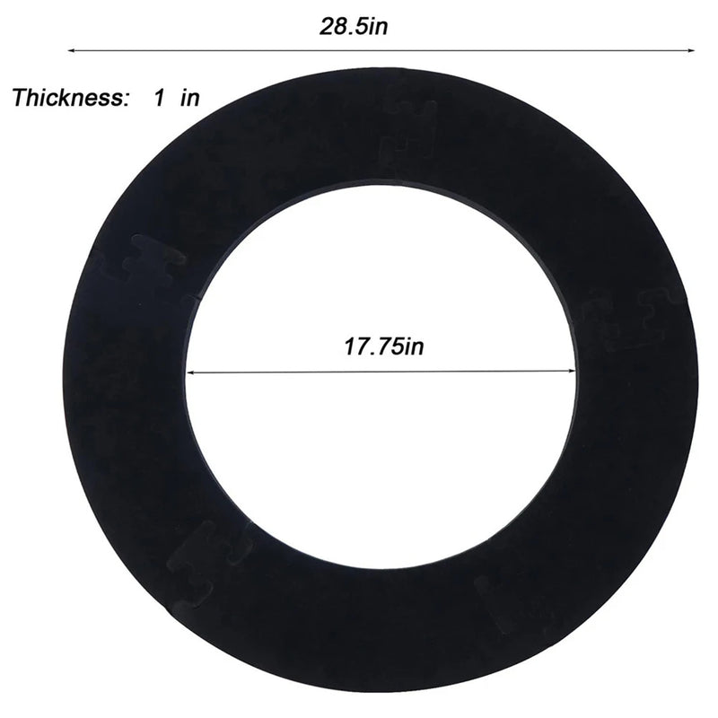 Black Dartboard Surround For Dartboard Universal Wall Protection Splicing Dartboard Surround Ring Dart Accessories