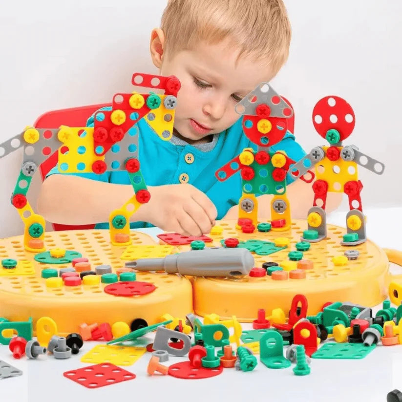 Montessori DIY Little Engineer Wooden Tool Box Set