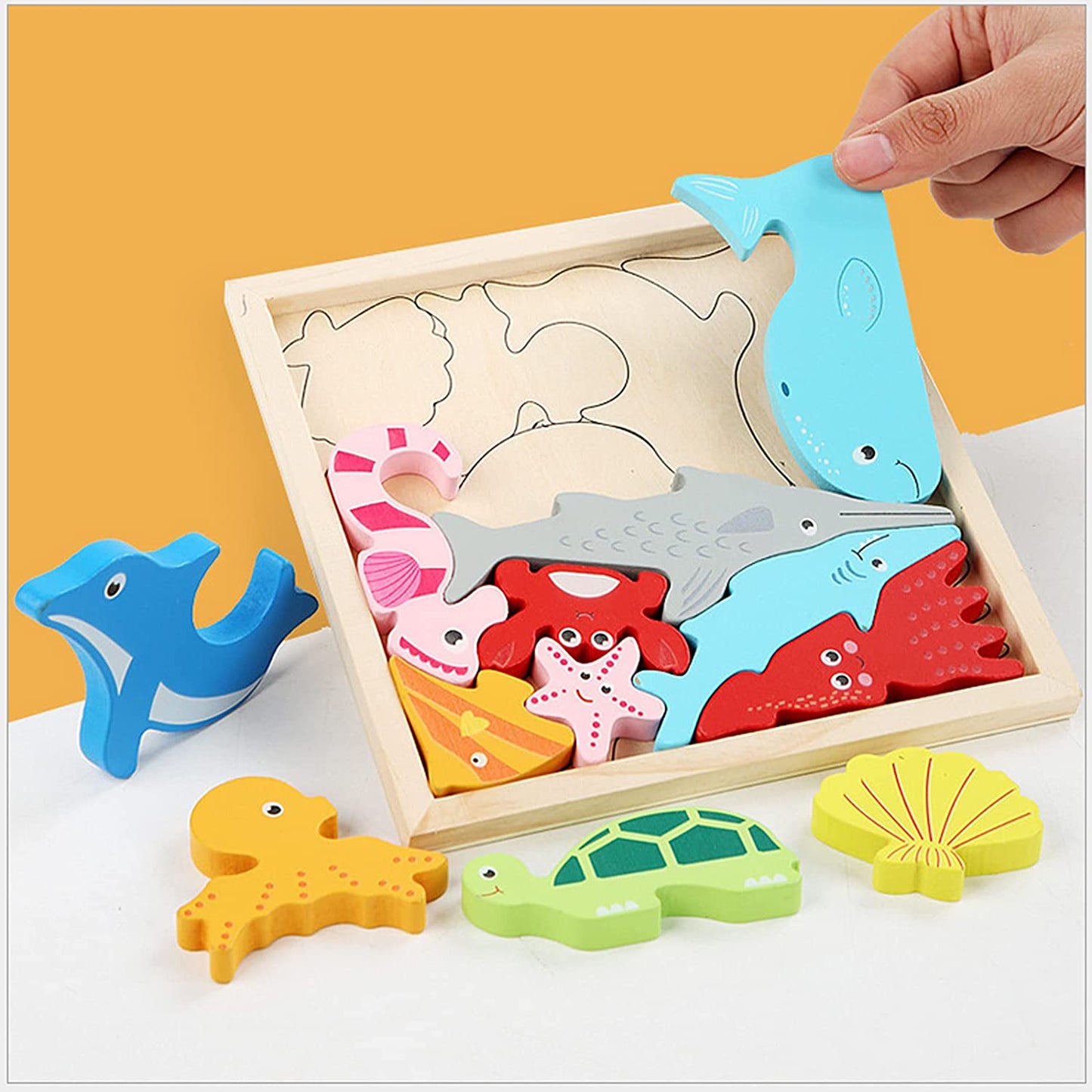 Woods™ - Which figure should sit where? - Figure puzzle (2+1 FREE)