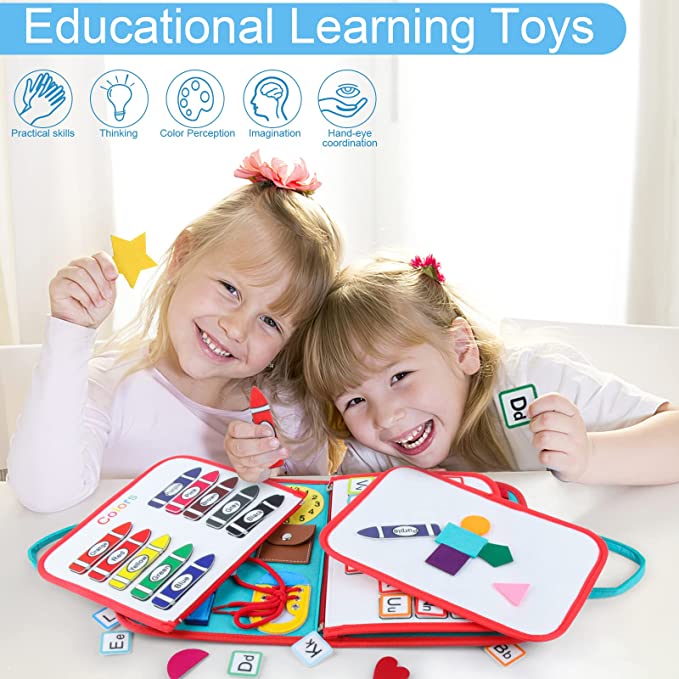 Sensory Book Board™ - Explore and learn through touch - Felt book