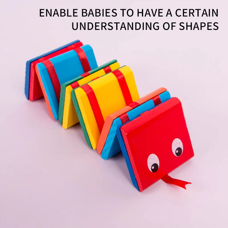 Wooden Educational Colour & Cognitive Building Blocks