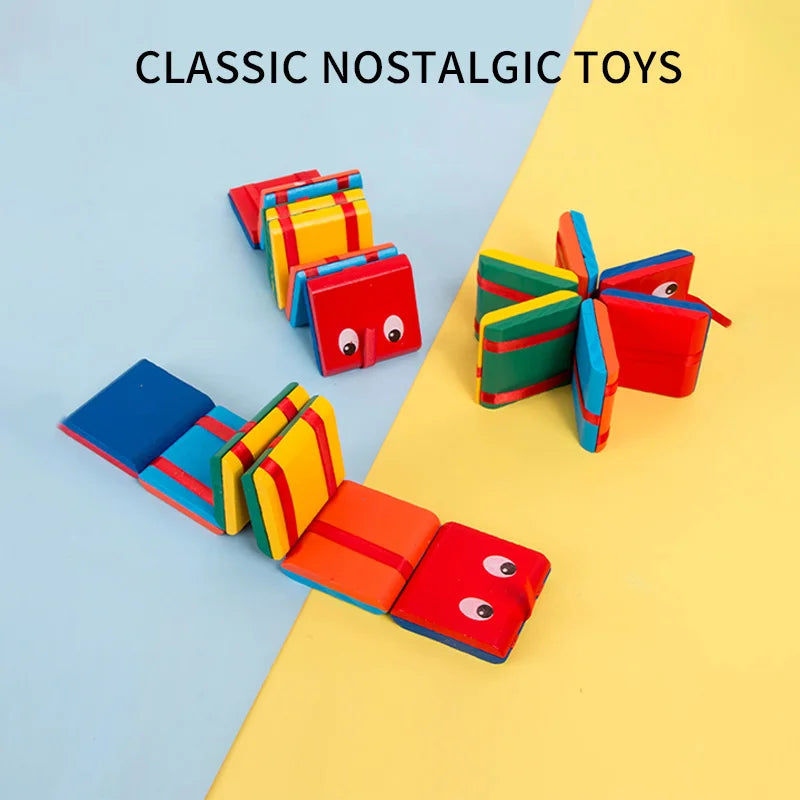 Wooden Educational Colour & Cognitive Building Blocks