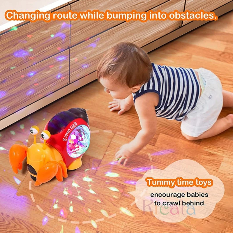 Interactive Crawling Crab Toy