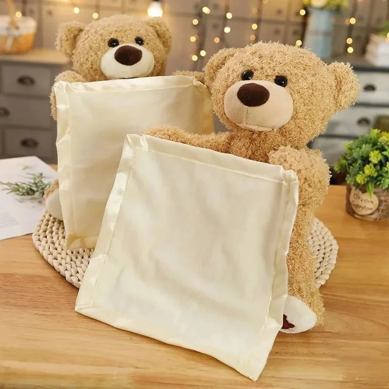 Peekaboo Musical Plush Bear Toy for Babies