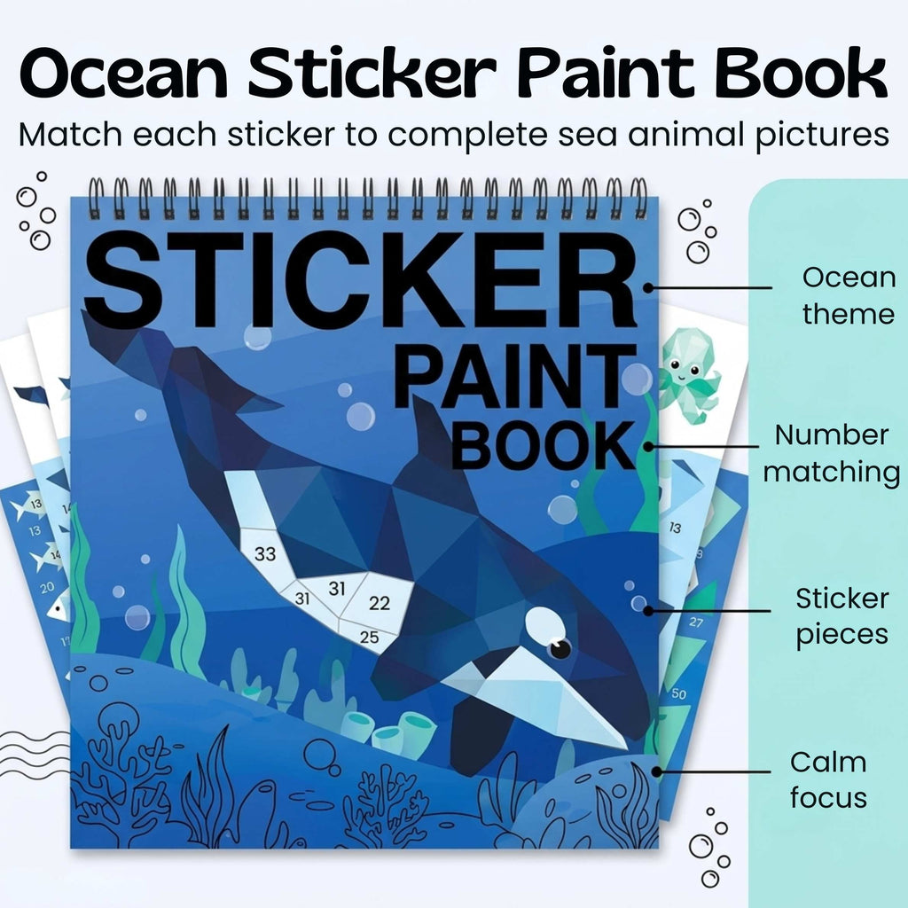 StickerPaint Art Book for Creative Kids