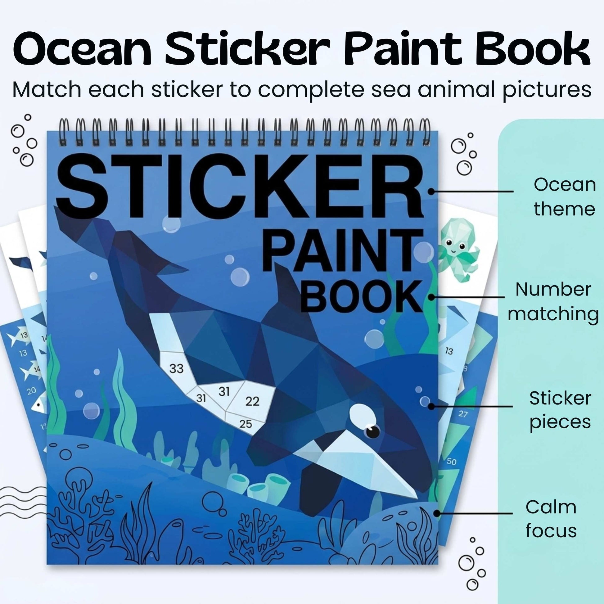 StickerPaint Art Book for Creative Kids