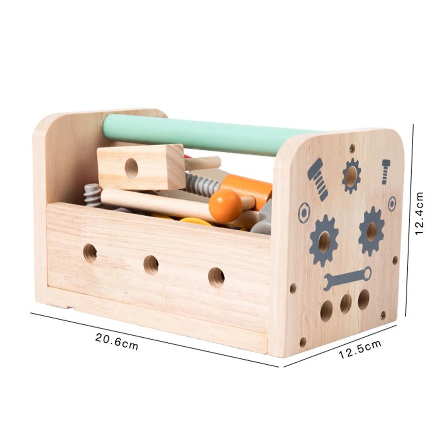 Wooden Tool Set with Box - 29 PCS