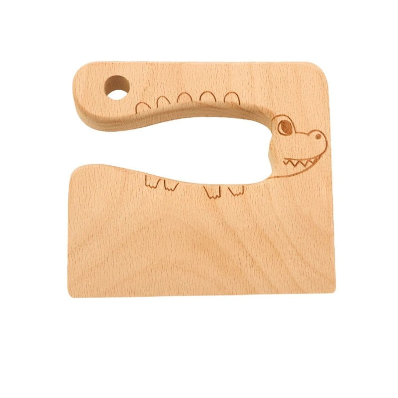 Safe Montessori Wooden Knife for Kids