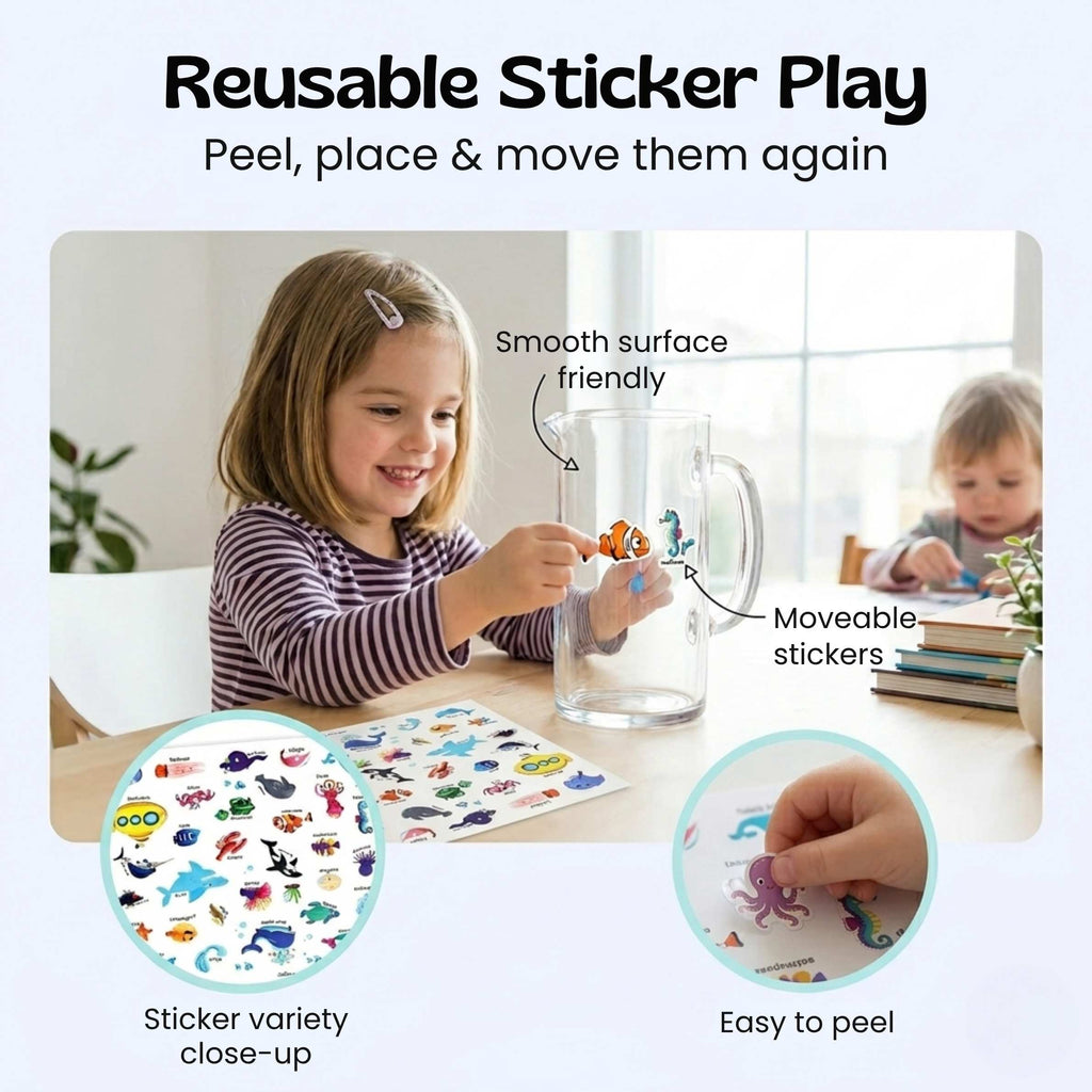 Reusable Sticker Book