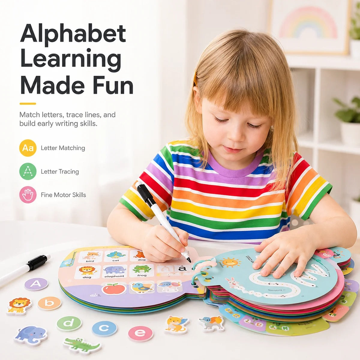 Interactive Alphabet Busy Book