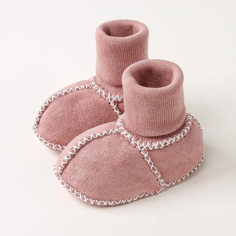 Cozy Knit Baby Booties