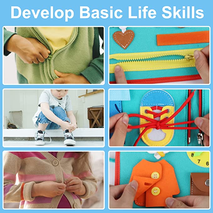Sensory Book Board™ - Explore and learn through touch - Felt book