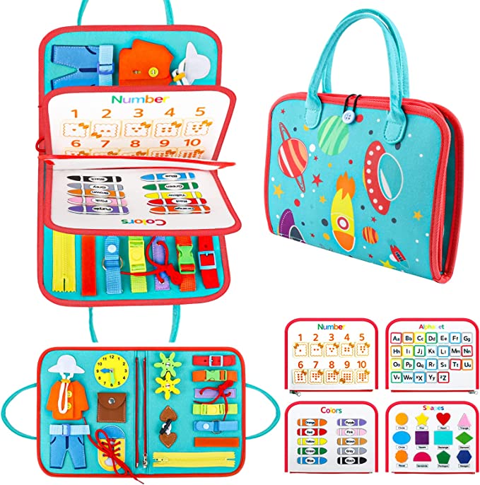 Sensory Book Board™ - Explore and learn through touch - Felt book