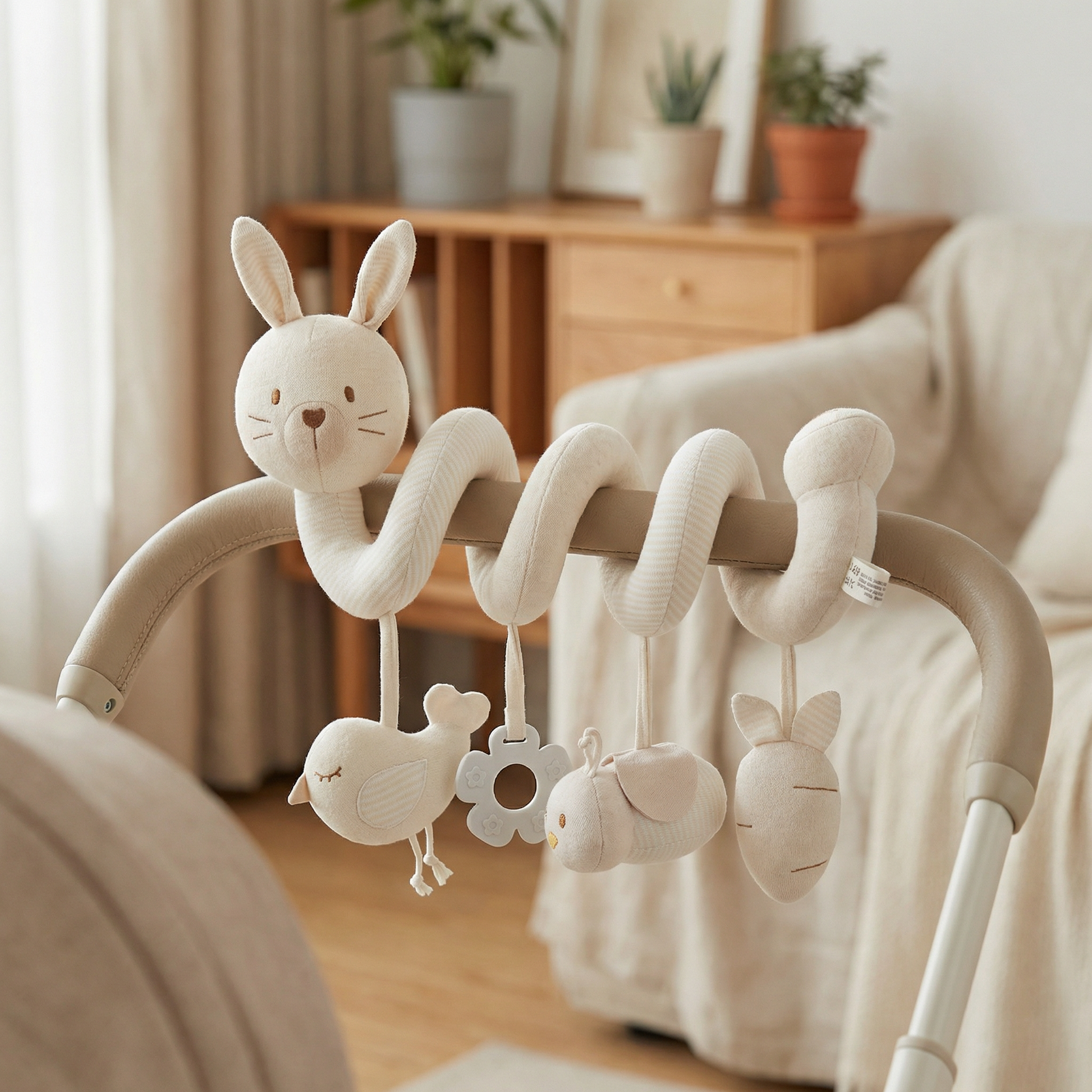 Organic Cotton Spiral Sensory Toy