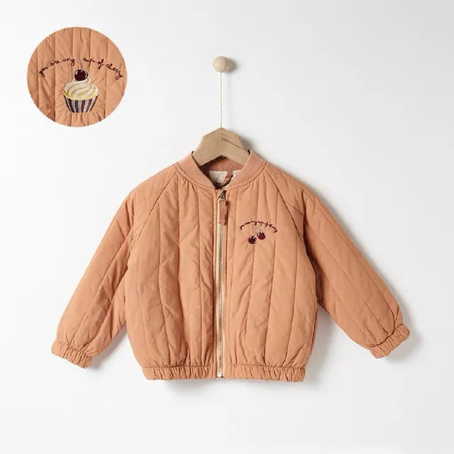 Embroidered Cotton Winter Jacket