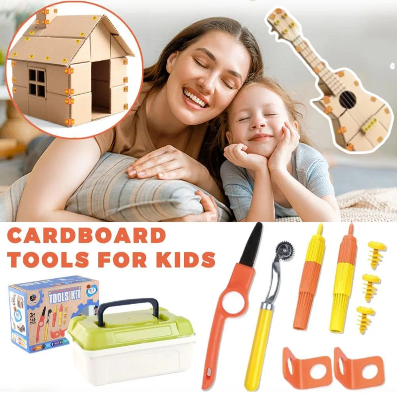 Ultimate Kids Cardboard Builder Tool Set