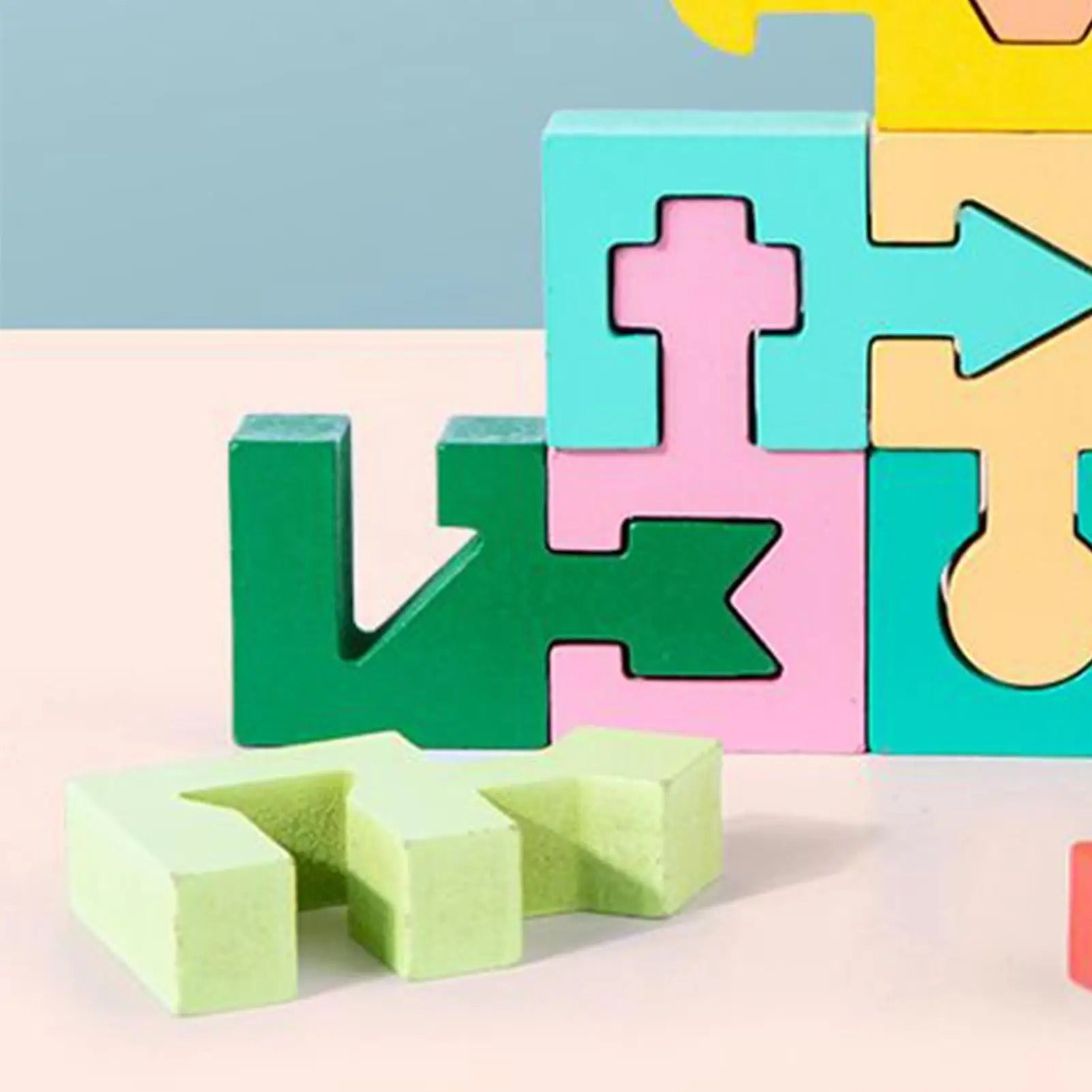 Educational Wooden Montessori Puzzle for Kids Development