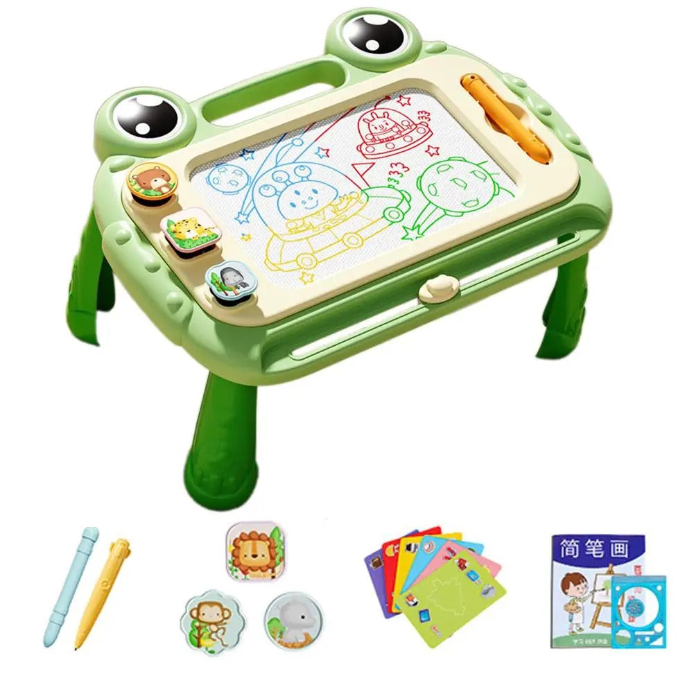 Magnetic Drawing Board for Kids With Pen and Stamps