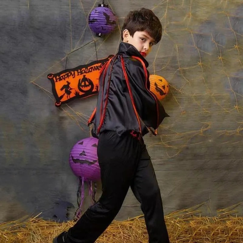 Kids Gothic Vampire Cosplay Costume