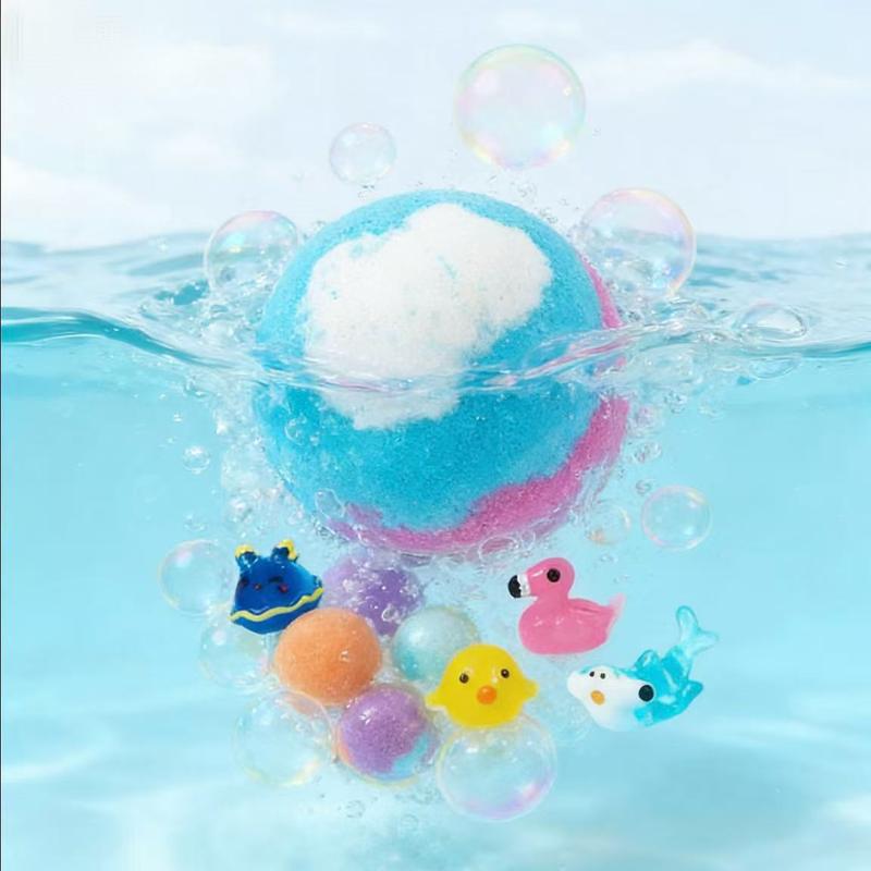 24-Pieces Surprise Bath Bombs for Kids Aged 3+ with Hidden Animal Toys