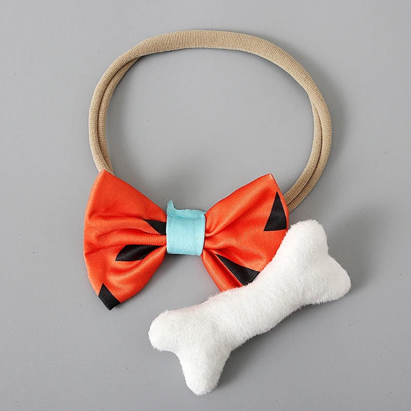 Baby Flintstone Pebbles Dress with Headband