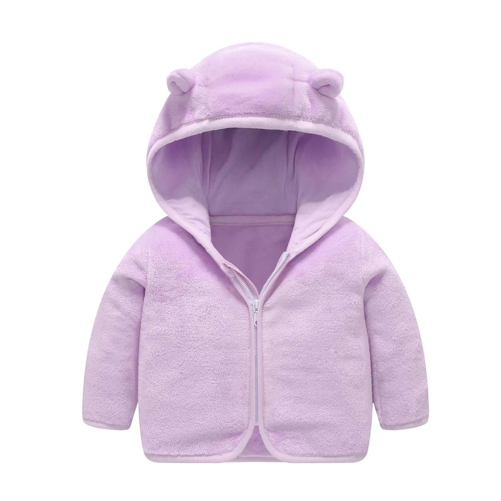 Soft Hooded Infant Winter Jacket For Babies 3-24 Months