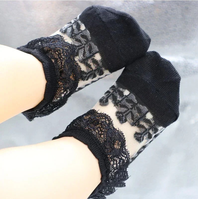 Baby Lace Socks for Crawling and First Steps