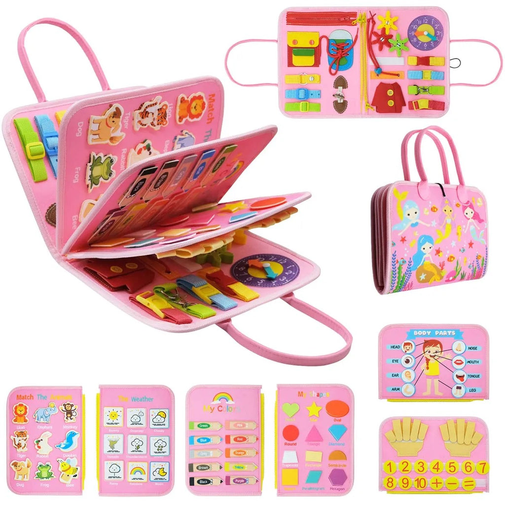 Montessori Busy Board for Kids