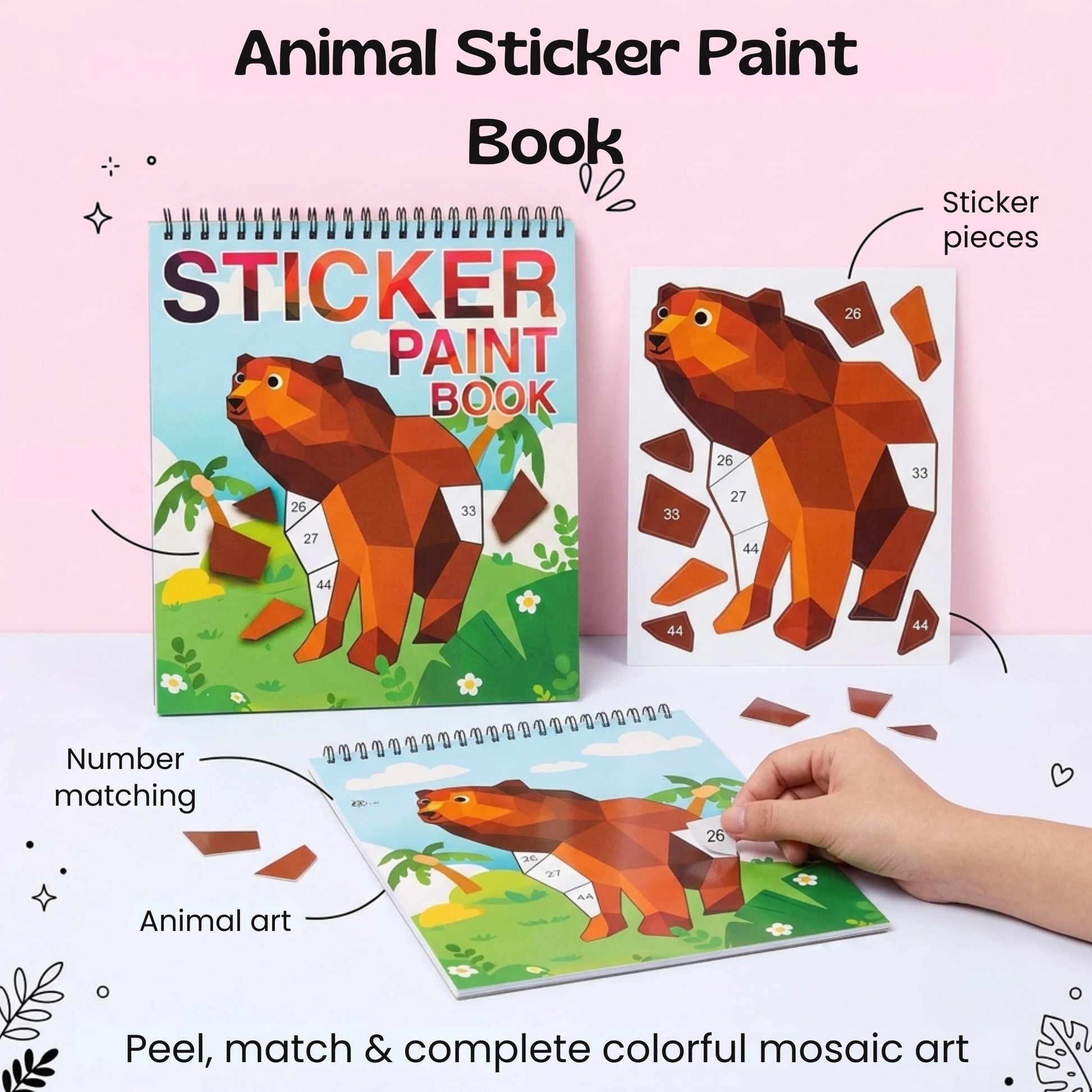 StickerPaint Art Book for Creative Kids