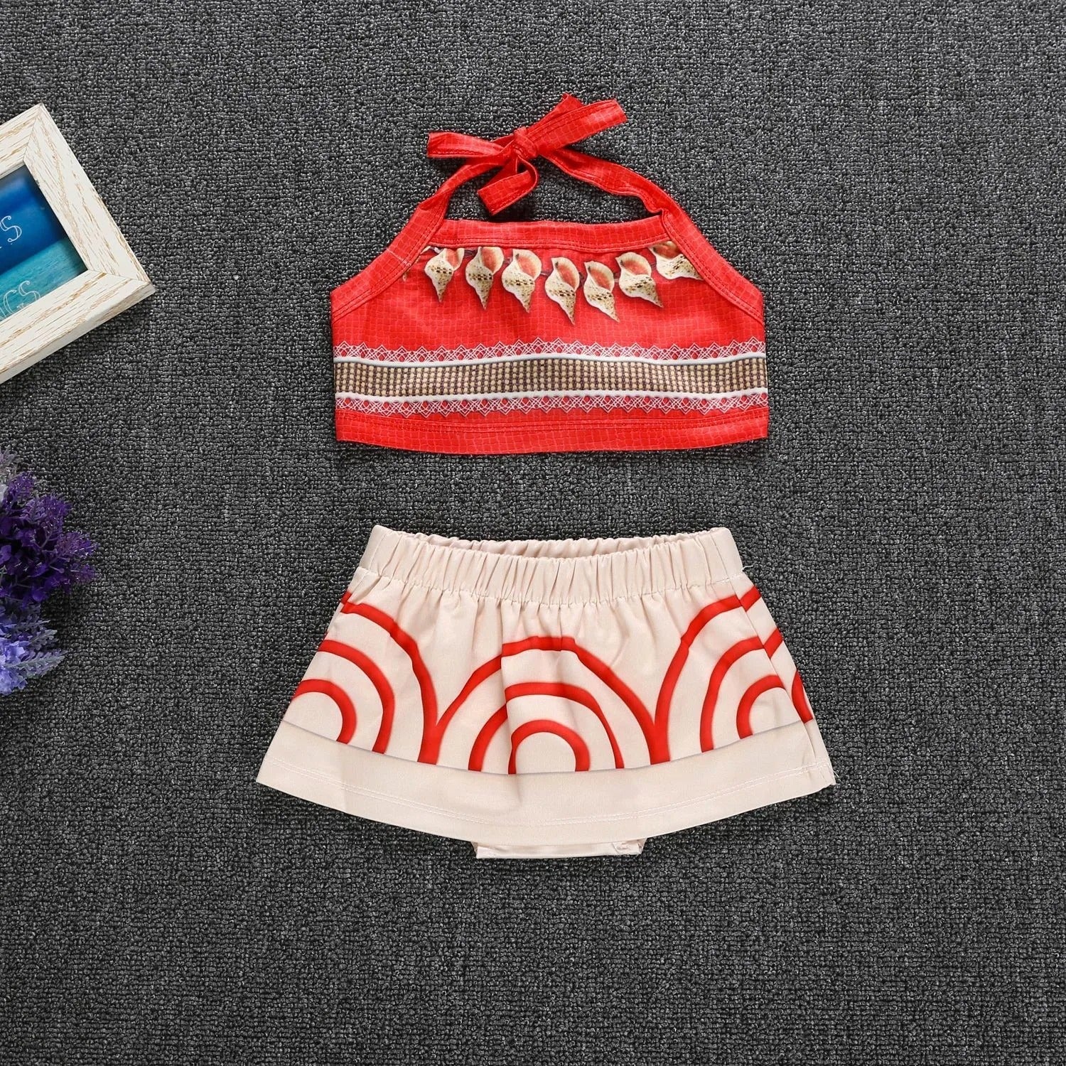 Baby Girls Moana Two-Piece Costume Set