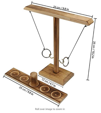 Ring Toss Game Wooden Ring Toss Bimini Bar Family Desktop Toss Ring Hook Game Toss Toss Music