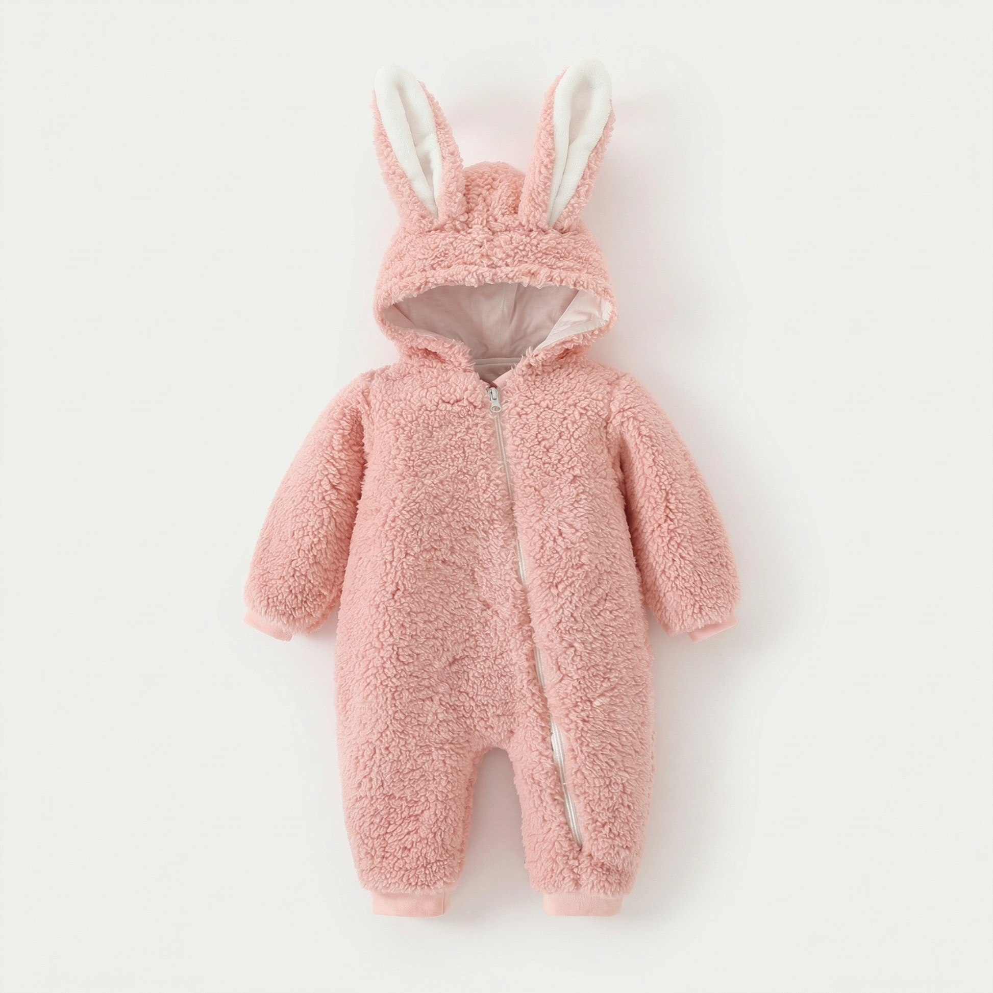 Cashmere Cozy Bunny Baby Romper