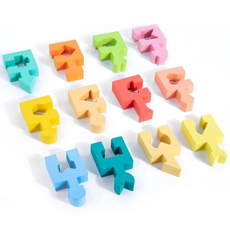 Educational Wooden Montessori Puzzle for Kids Development