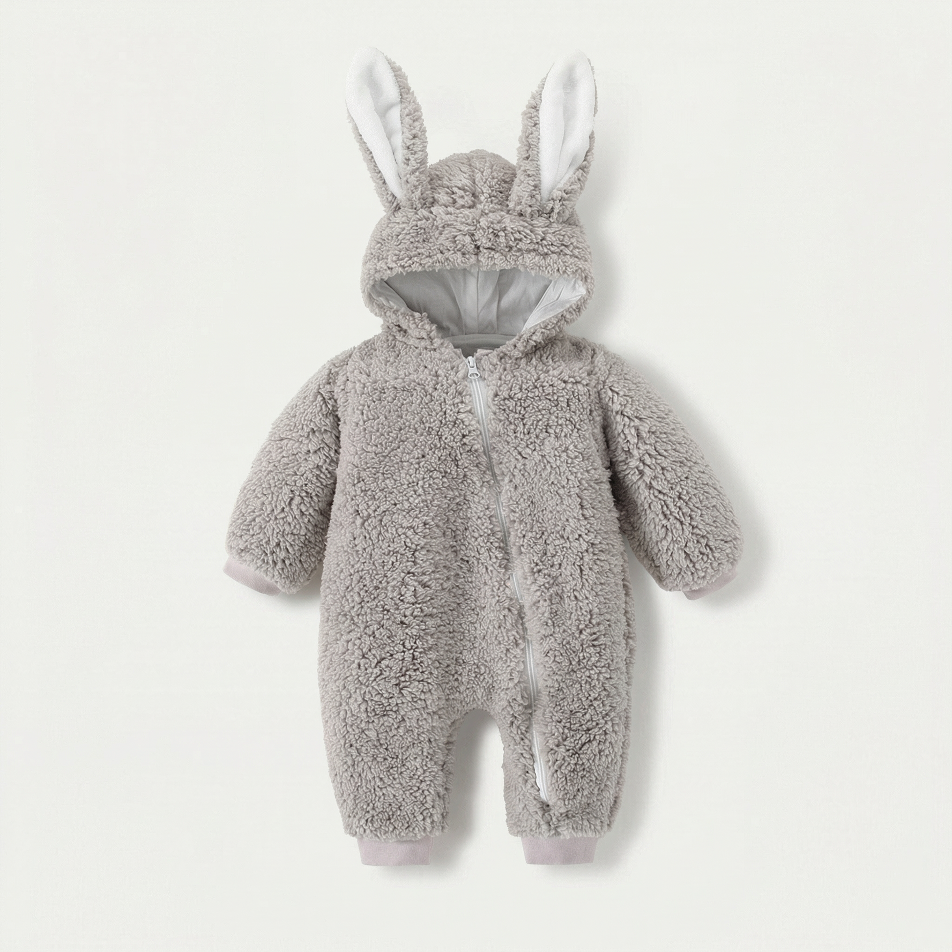 Cashmere Cozy Bunny Baby Romper