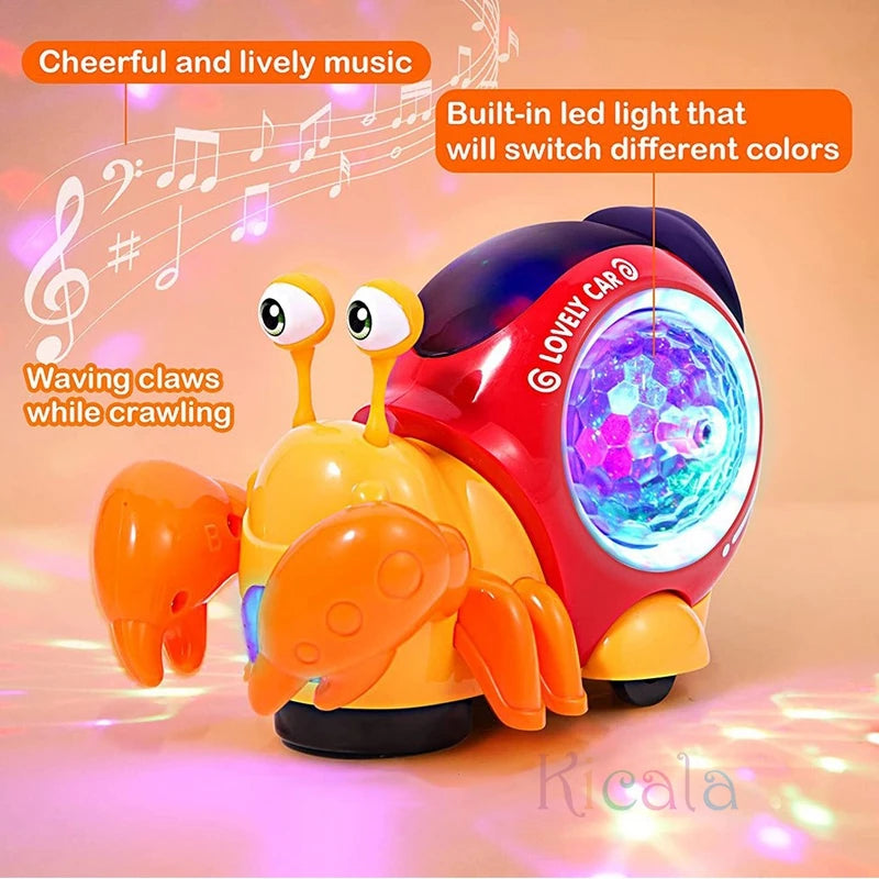 Interactive Crawling Crab Toy