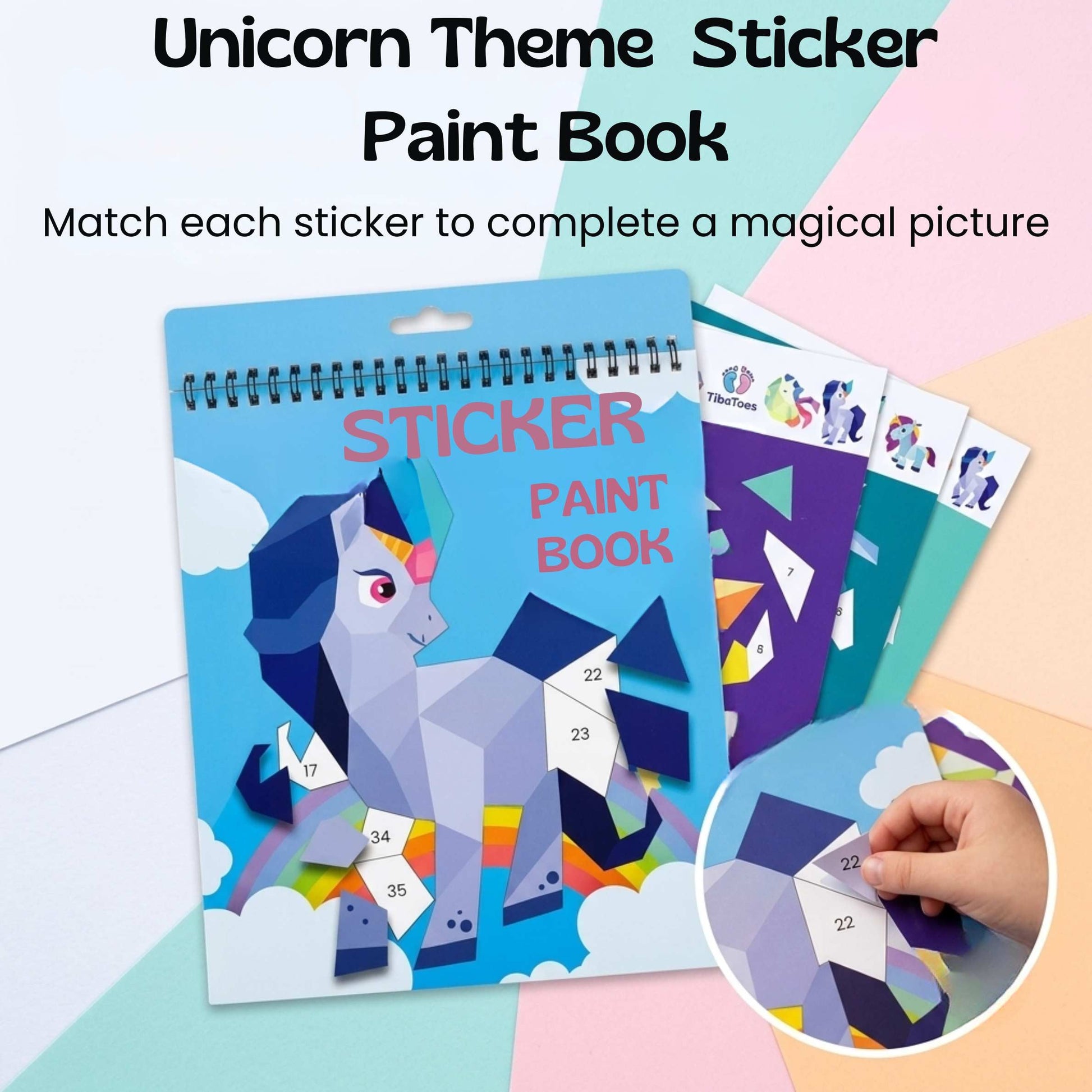 StickerPaint Art Book for Creative Kids