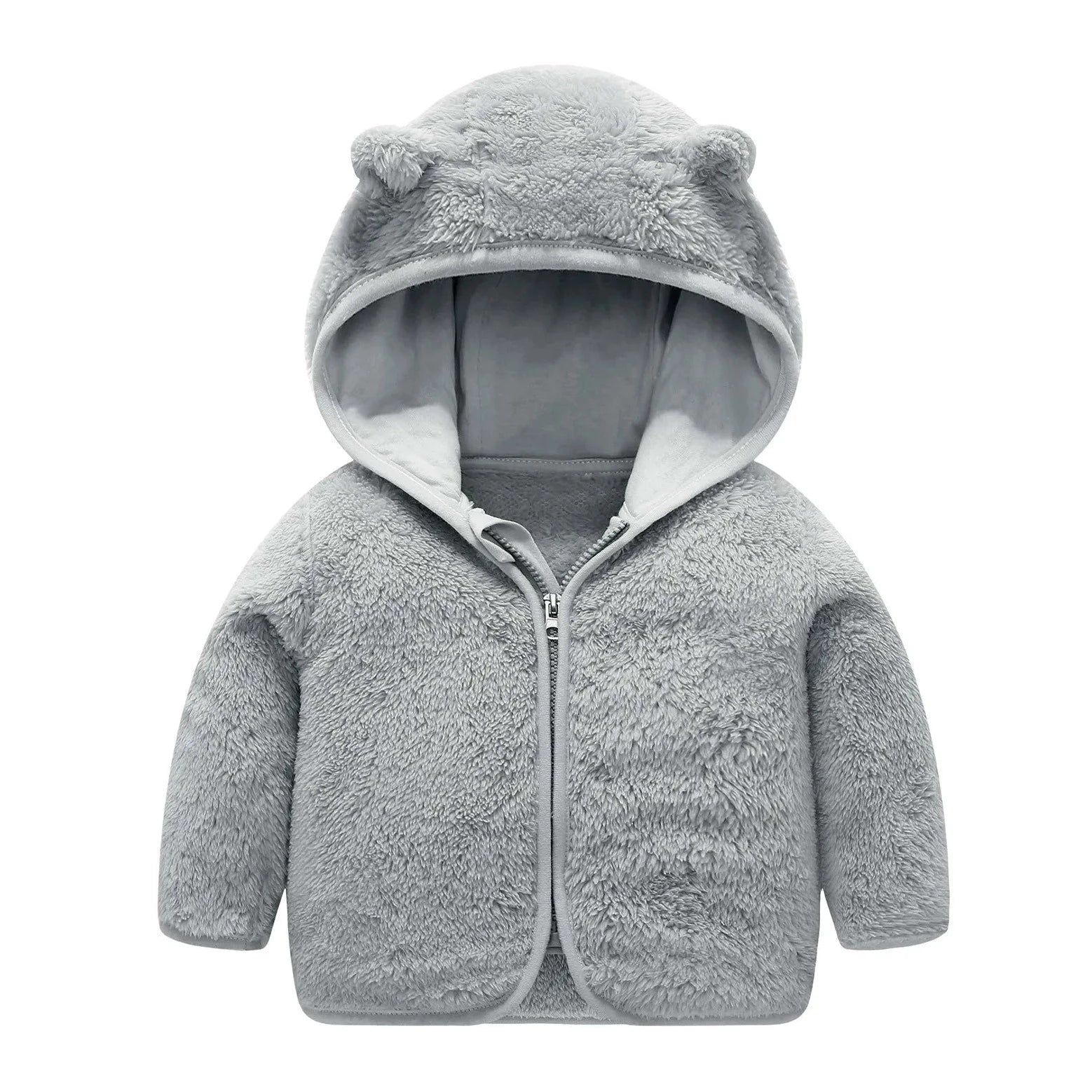 Soft Hooded Infant Winter Jacket For Babies 3-24 Months