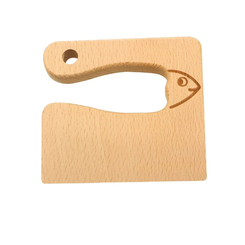 Safe Montessori Wooden Knife for Kids