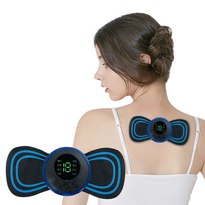 EMS Electric Pulse Neck Massager Cervical Massage Patch Back Sticker Muscle Stimulator Portable Relief Pain Relax Massageador