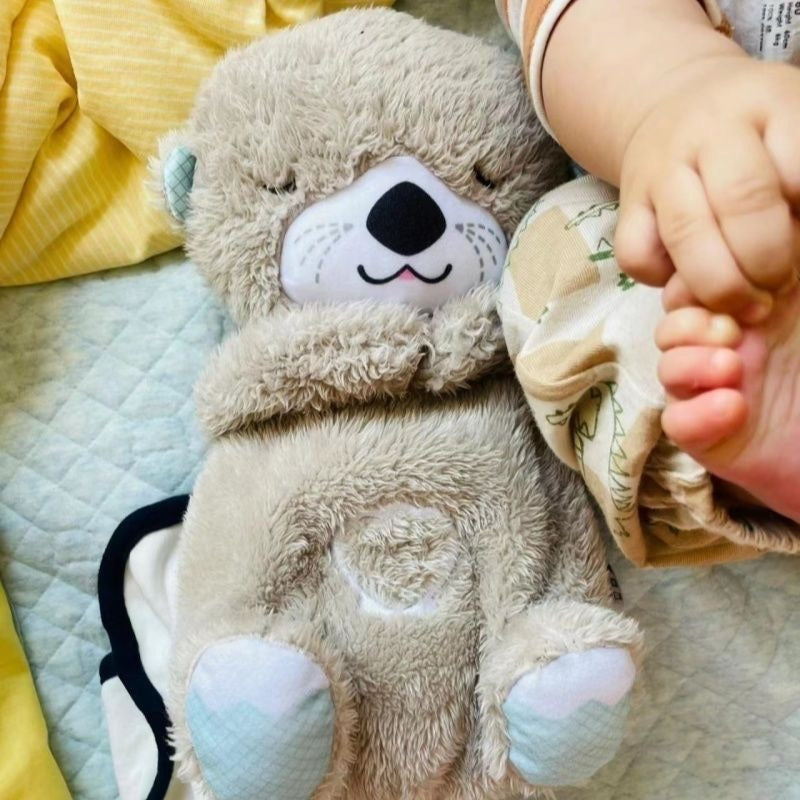 Breathing Otter Plush Baby Schlummerotter Comfort Sleep Anxiety Toy Early Education Doll