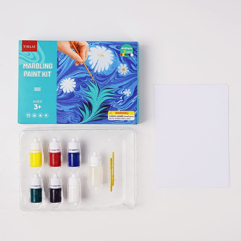 Water Marbling Paint Set™ - Colorful Water-Based Artwork - Paint Set